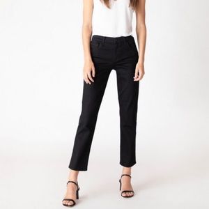 J Brand Adele Mid-Rise Ankle Vesper Noir